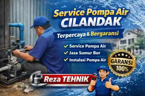 service pompa air cilandak