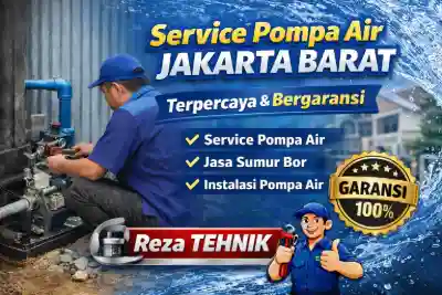 service pompa air jakarta barat
