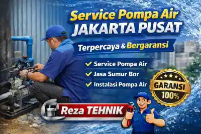 service pompa air jakarta pusat