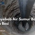 air sumur bor bau besi