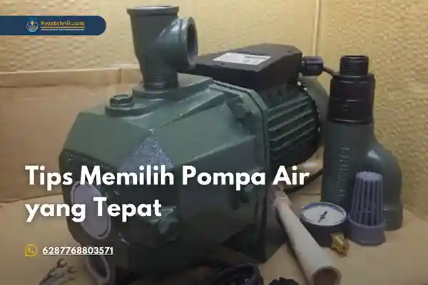 tips memilih pompa air