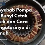 pompa air bunyi cetak cetak