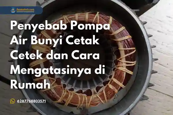 pompa air bunyi cetak cetak